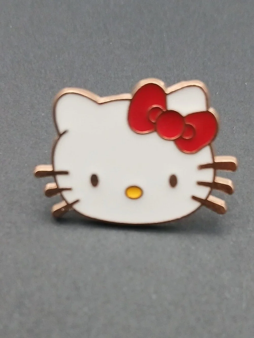 Hello Kitty White and Red Enamel Pin - Hello Kitty Kids Jewelry